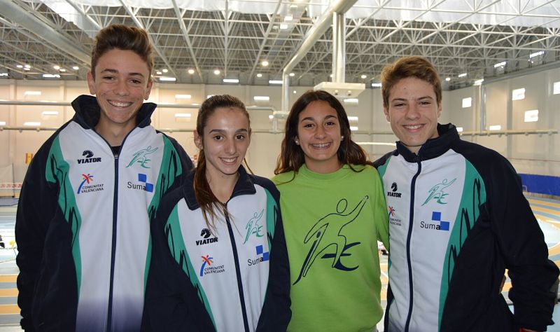 Cadetes del Juventud Atlética Elche en el Campeonato de España