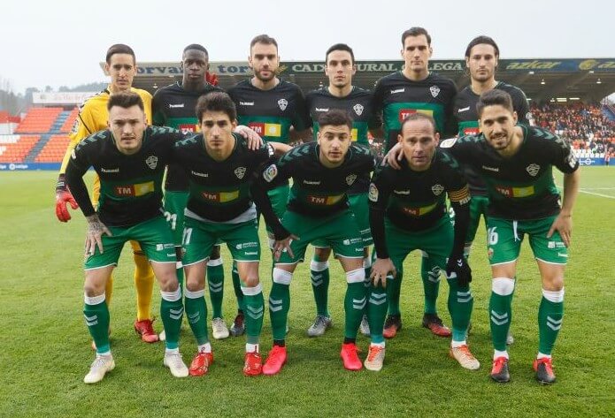 Once inicial del Elche ante el Lugo en la temporada 19/20 - LFP