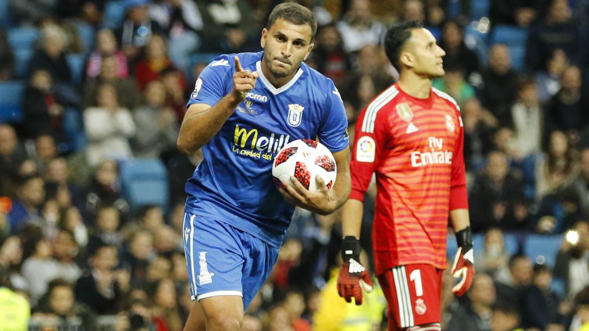 Yacine Qasmi celebra un gol al Real Madrid / As.com