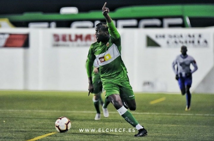 El jugador Florentin Pogba durante un partido amistoso con el Elche / Sonia Arcos - Elche CF