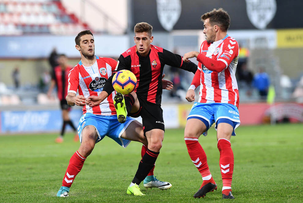 El jugador Alfred Planas durante un partido con el Reus Deportiu