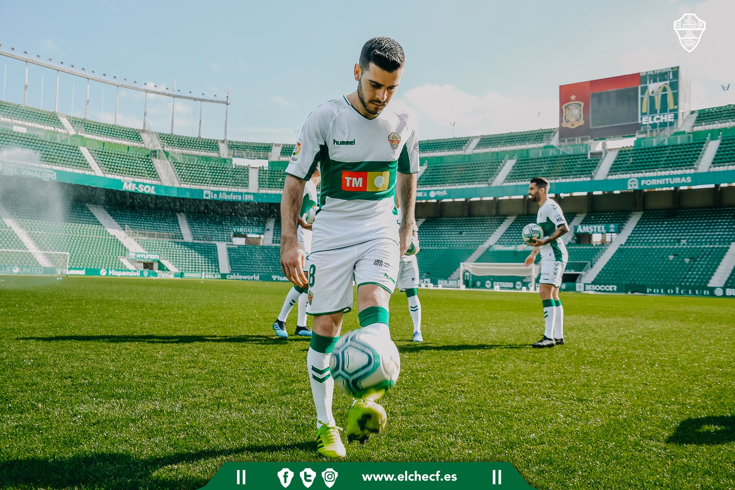 Víctor Rodríguez, en el día de su presentación / Elche CF - Sonia Arcos